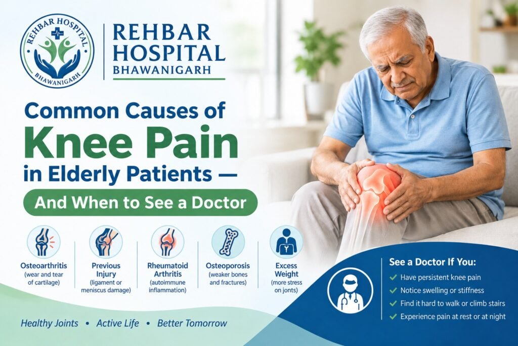 knee pain in elderly patients